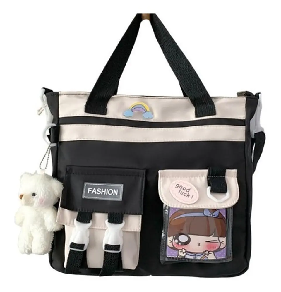 Bolso Mochila De Hombro Coreano Para Mujer 1