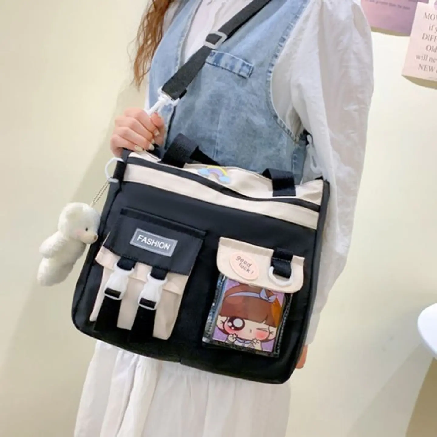 Bolso Mochila De Hombro Coreano Para Mujer 2