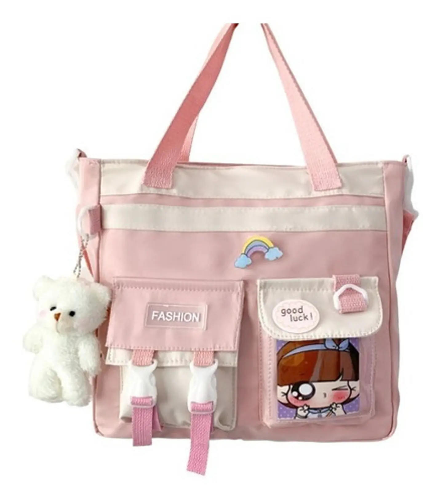 Bolso Mochila De Hombro Coreano Para Mujer 6
