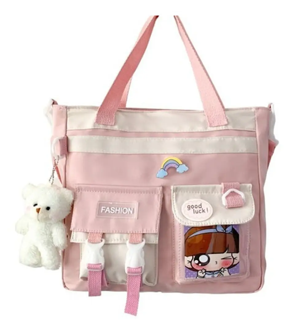 Bolso Mochila De Hombro Coreano Para Mujer 6