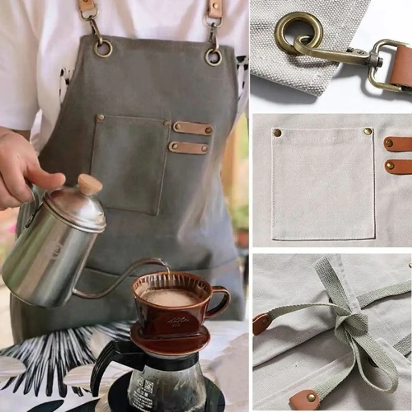 Delantal Pechera Unisex Multiuso Hogar Trabajo Parrilla 15