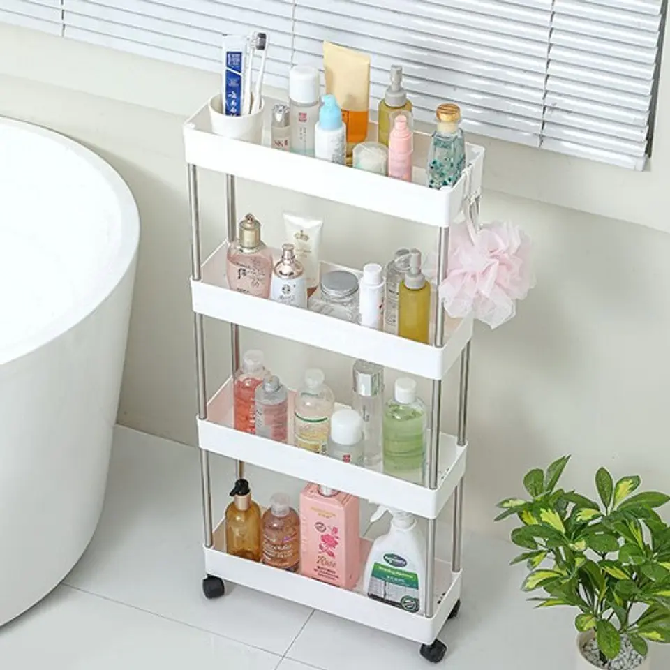 Estante Organizador Cocina Baño 40 X 13 X 68cm 4 Niveles 3