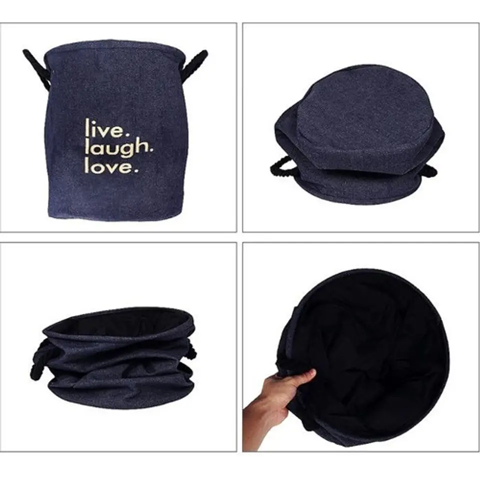Cesta Canasto De Ropa Sucia 62 Litros Plegable   6