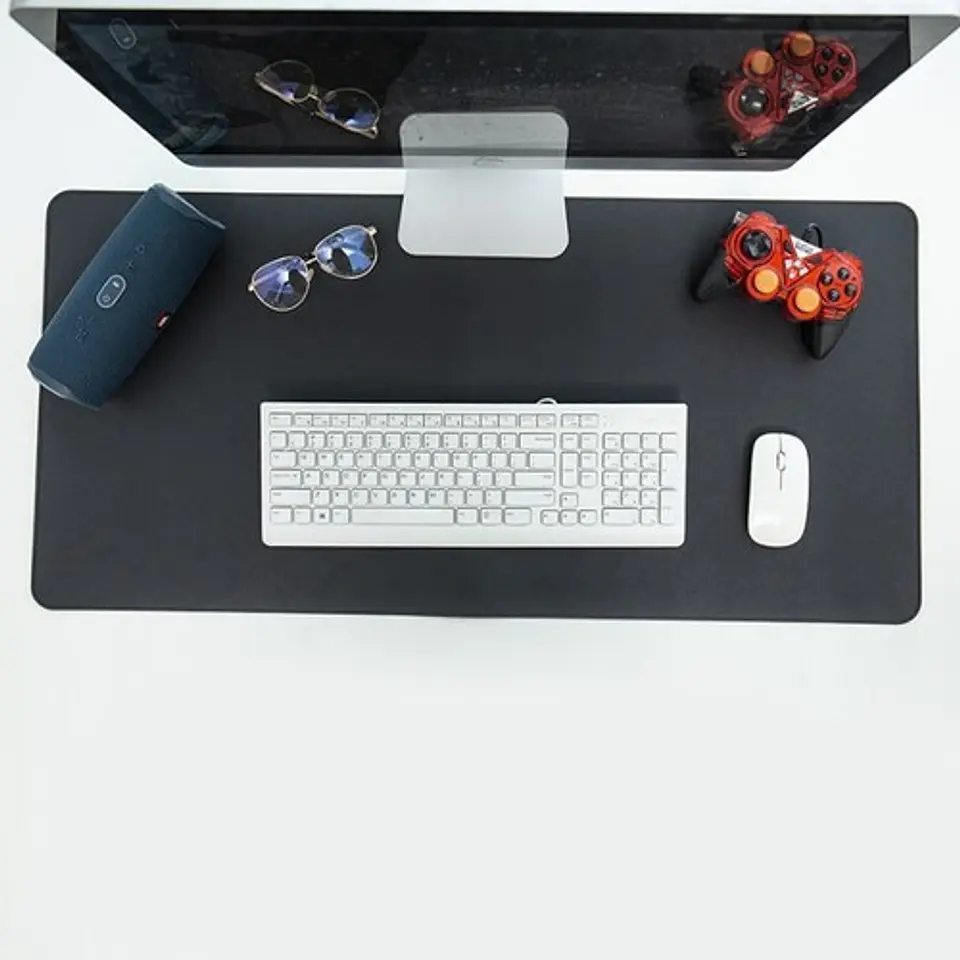 Alfombrilla Mousepad Cuero Doble Cara 80 X 40 Cm Impermeable 6