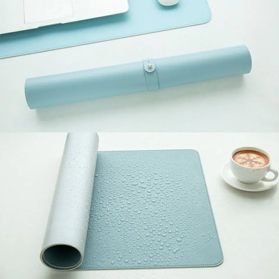 Alfombrilla Mousepad Cuero Doble Cara 80 X 40 Cm Impermeable 9