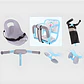 Triciclo Infantil Doble Asiento Paseador Cochecito 4 En 1 - Miniatura 5