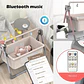 Cama Cuna Mecedora Eléctrica Para Bebé Portátil - Miniatura 4
