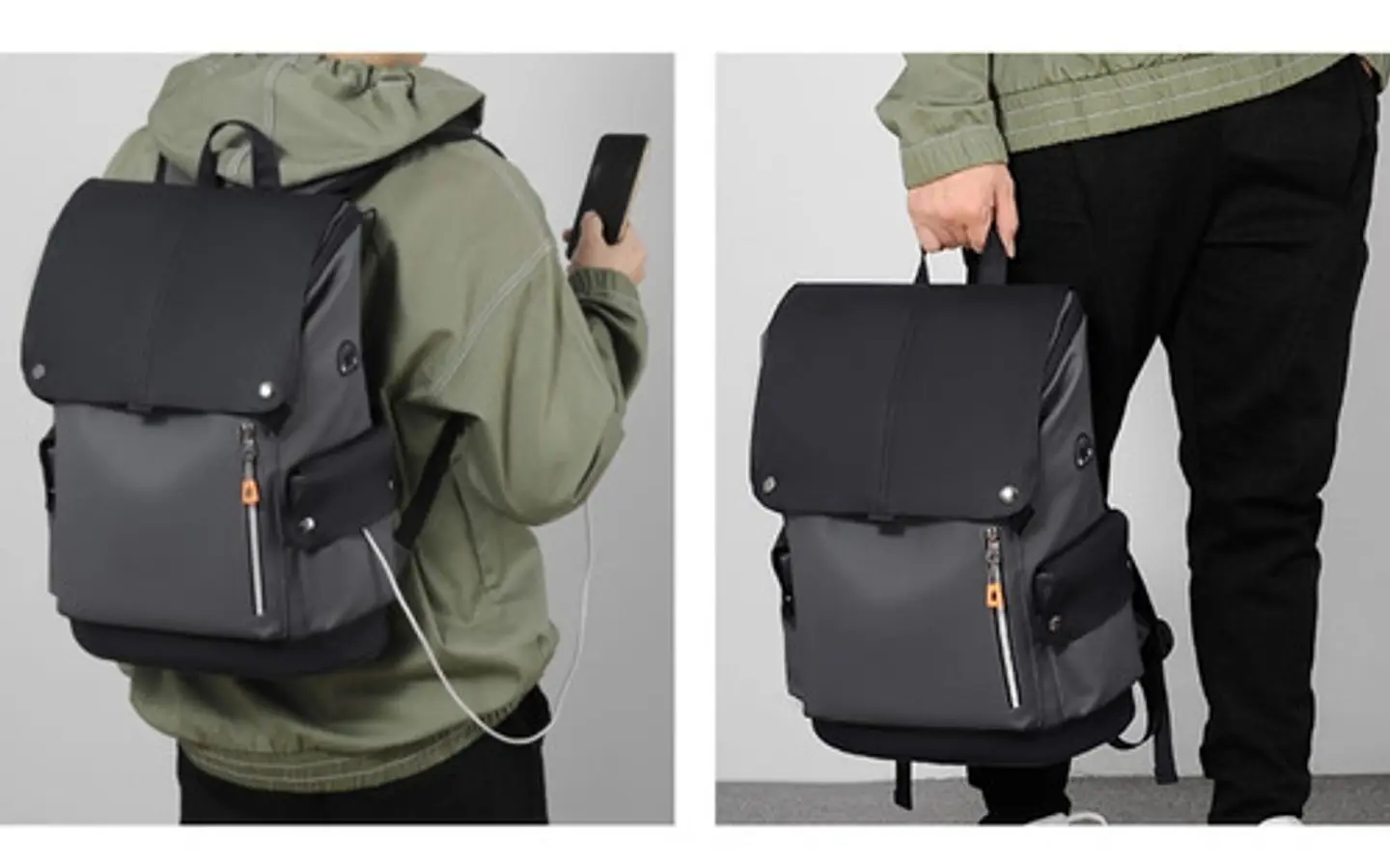 Mochila Notebook Impermeable 35 Litros Carga Usb Unisex 4