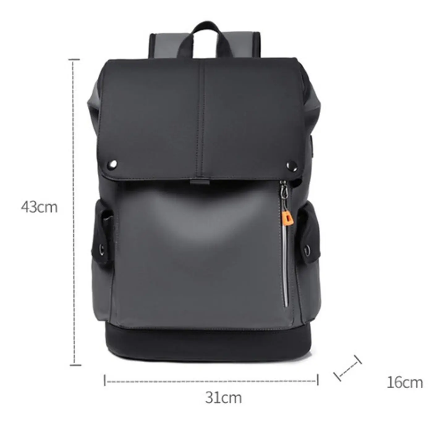 Mochila Notebook Impermeable 35 Litros Carga Usb Unisex 25