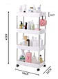 Estante Organizador Cocina Baño 40 X 22 X 68cm 4 Niveles - Miniatura 6