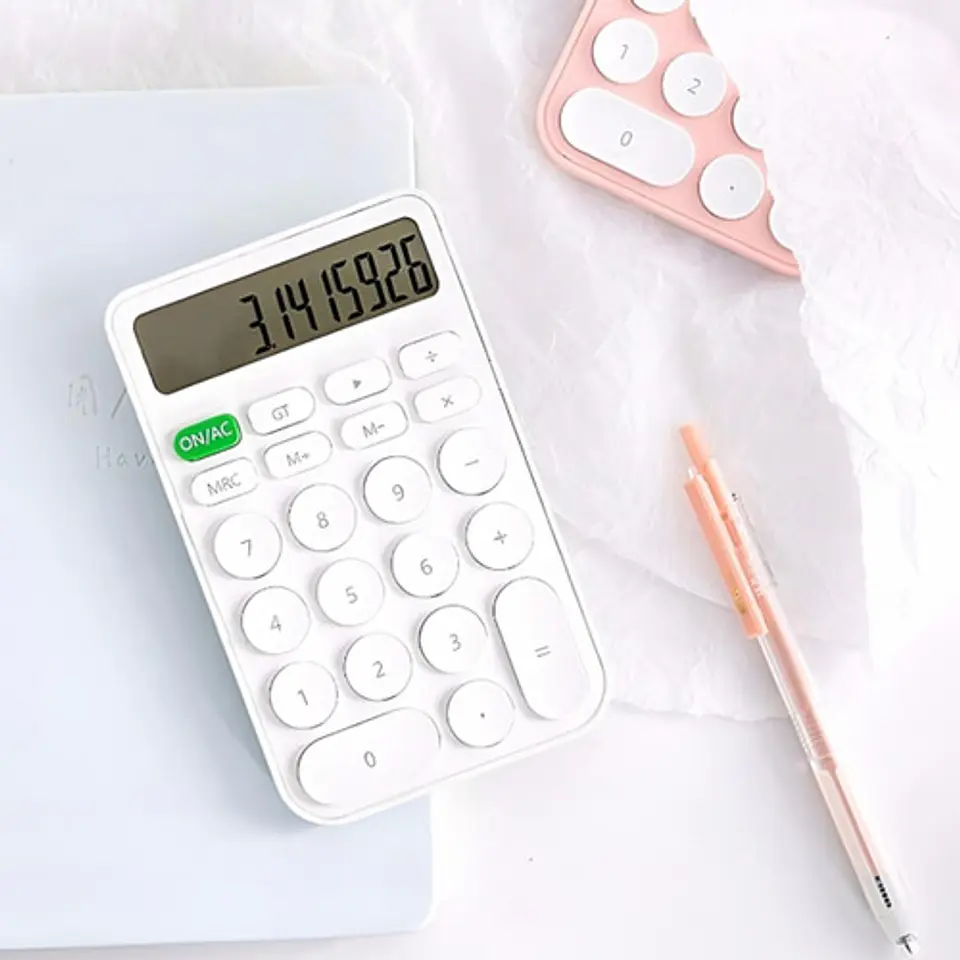 Mini Calculadora Portátil Multifuncional Oficina Estudio 2
