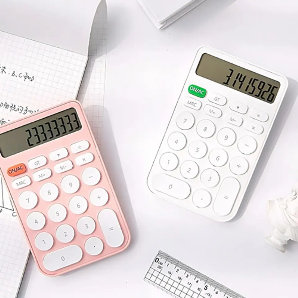 Mini Calculadora Portátil Multifuncional Oficina Estudio 3