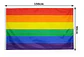 Bandera Arcoiris Diversidad Orgullo Lgbt 90 X 150 Cm - Miniatura 4