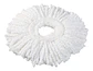 Pack 5 Repuestos Cabezal Mopa Giratoria 360 Trapeador Blanco - Miniatura 2