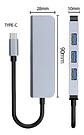 Expansión Adaptador Cable Tipo C Cargador Usb 4 Puertos  - Miniatura 6