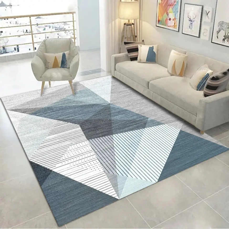 Alfombra Mediana 3d Moderna Para Living Hogar 120 X 160 Cm 5