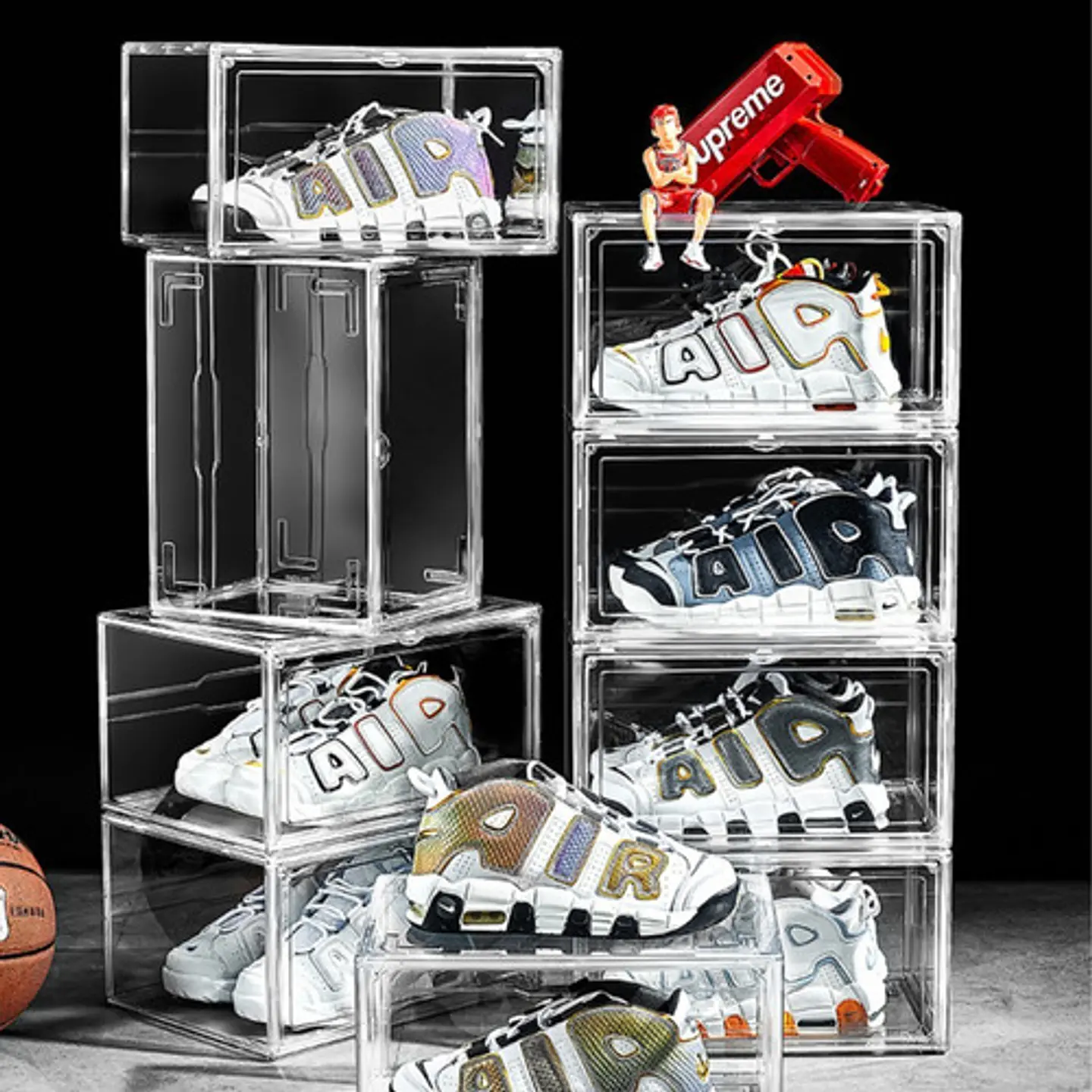 Pack 10 Cajones Mostradores Vitrina Para Zapatos Zapatero 2