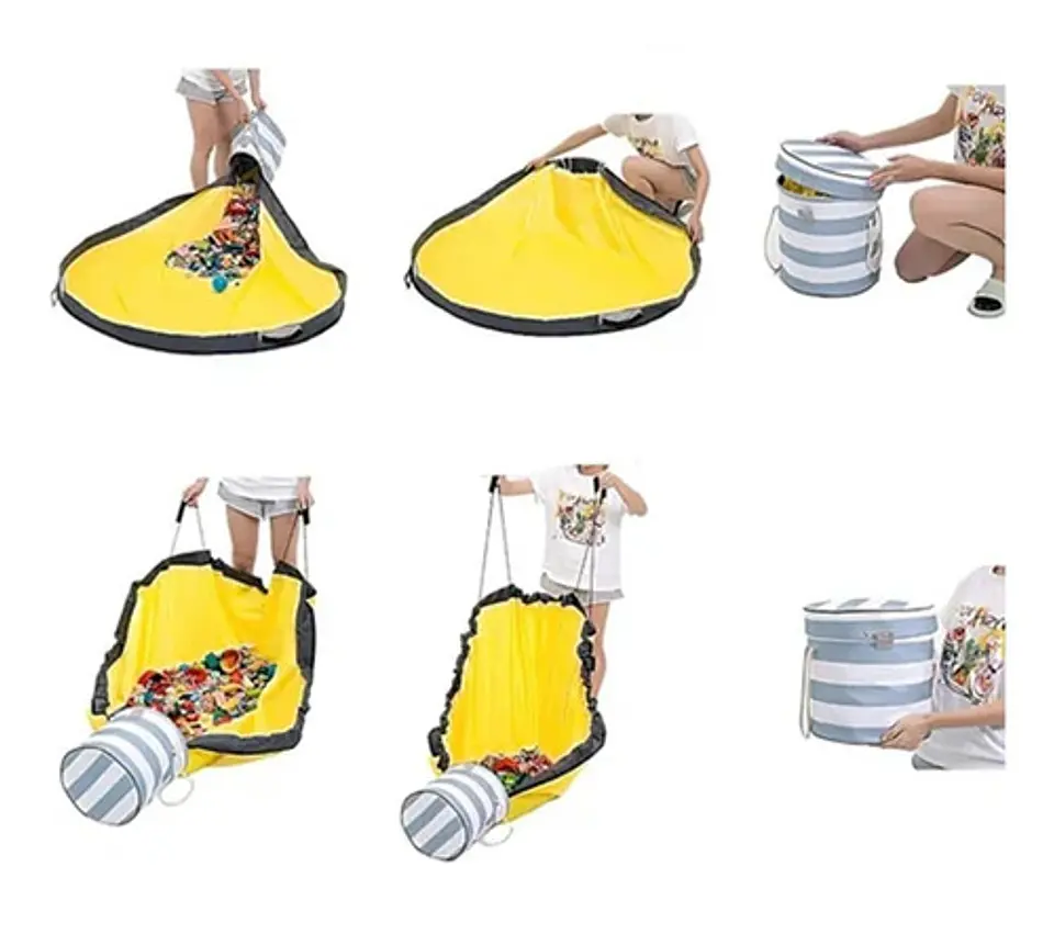 Bolsa Almacenamiento De Juguetes Multifuncional Para Niños 3