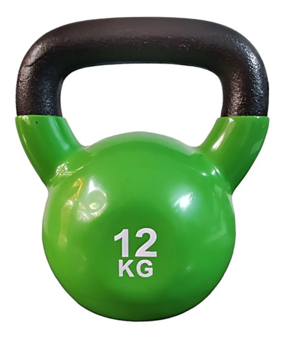 Pesa Rusa Kettlebell 12kg Acero Y Vinilo 1