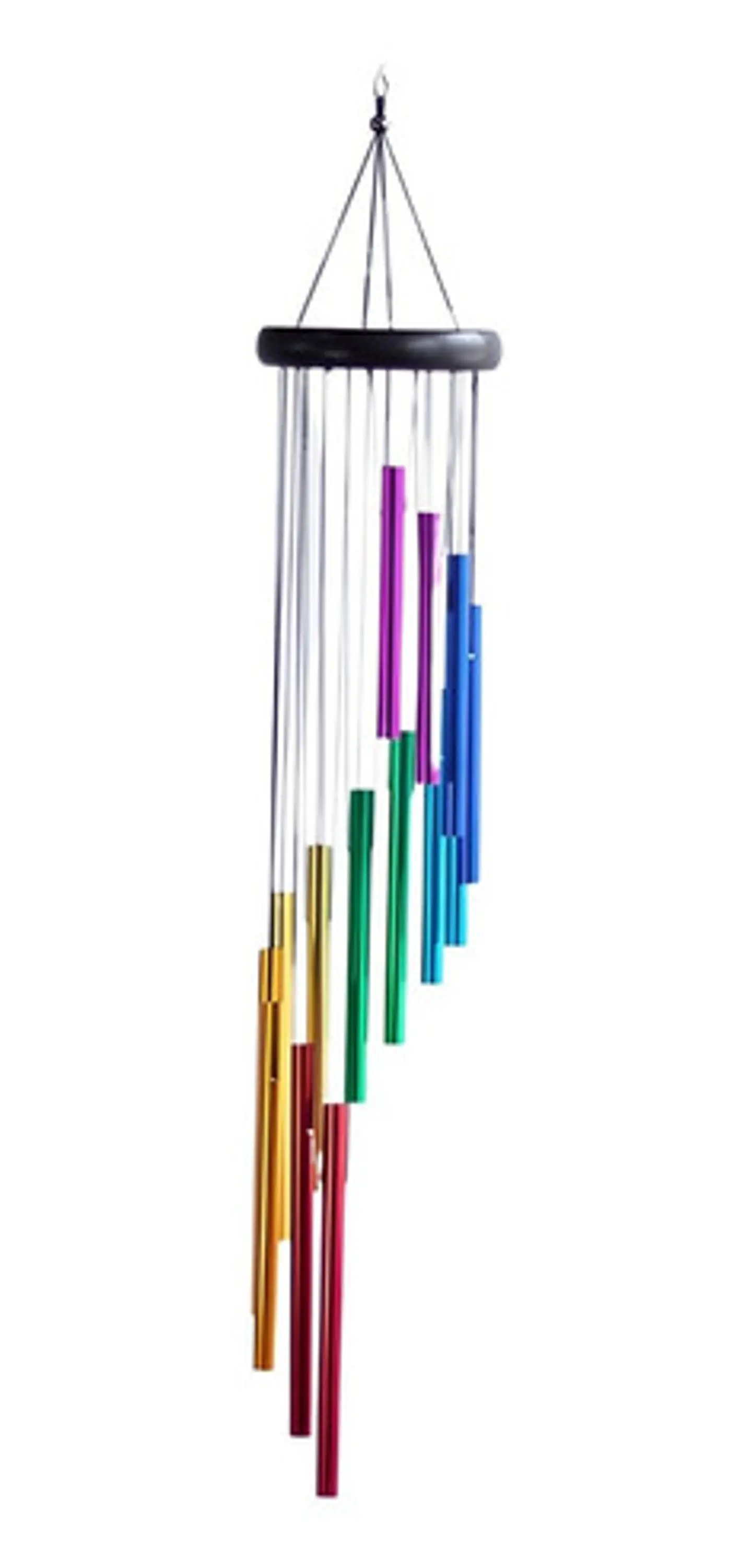 Campanas De Viento Multicolor De Metal Adorno Hogar 1