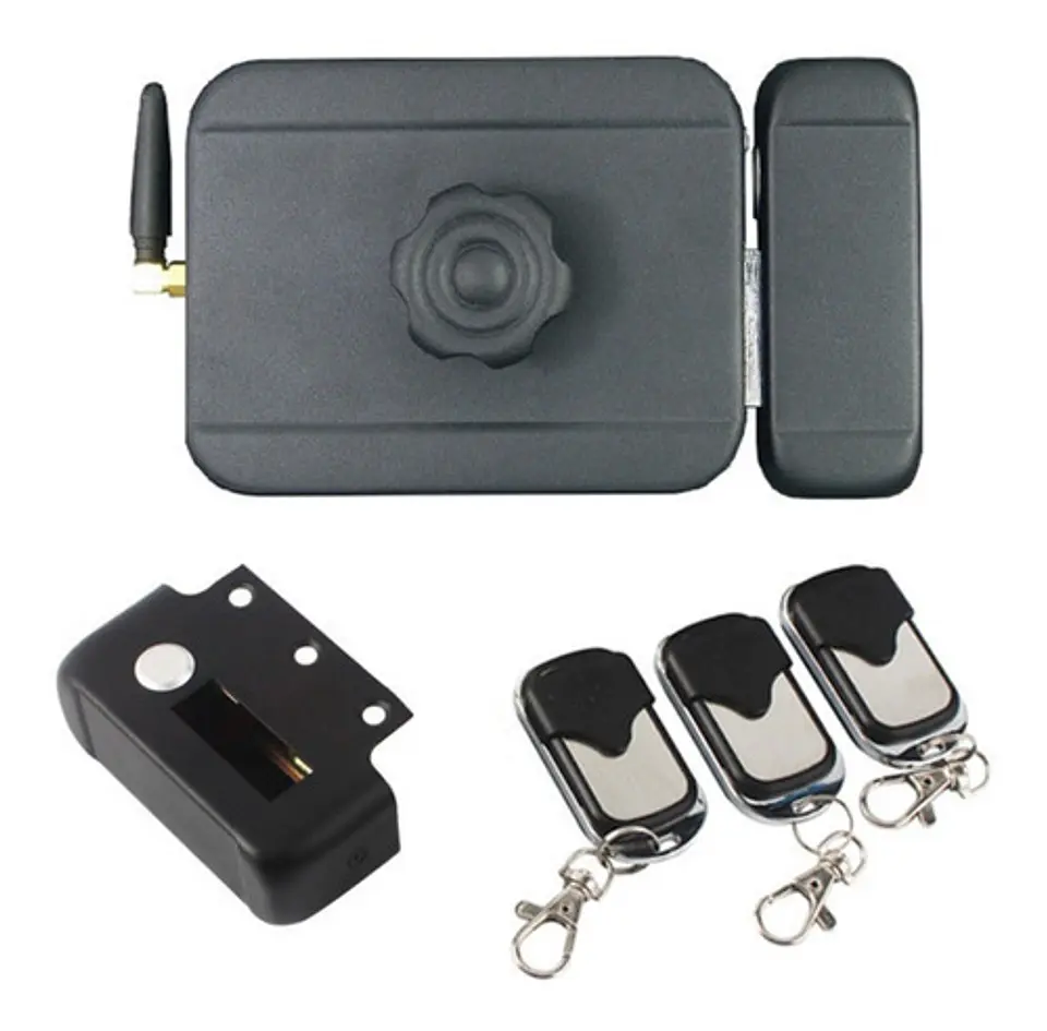 Cerradura Inteligente Inalámbrica De Control Remoto 3 Llaves 1