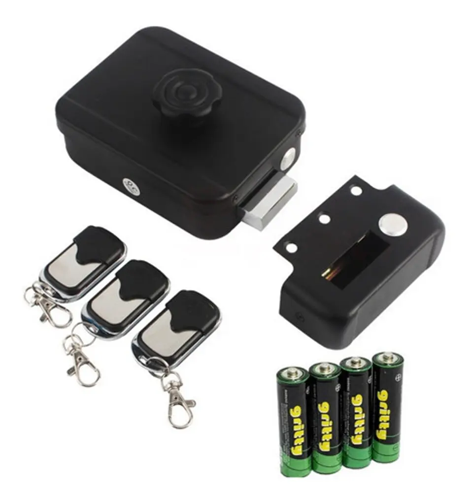 Cerradura Inteligente Inalámbrica De Control Remoto 3 Llaves 2