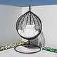 Silla Columpio Cuna Colgante Moderno Para Jardín Y Terraza - Miniatura 2