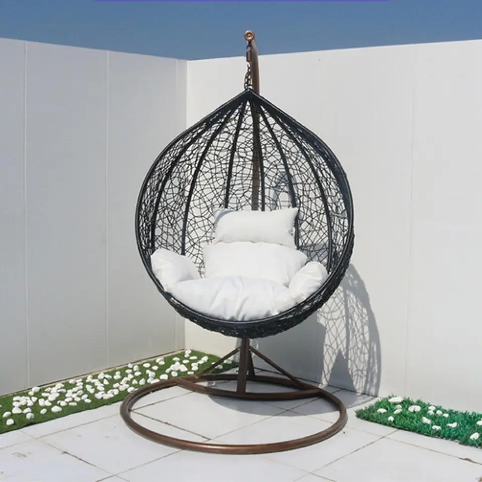 Silla Columpio Cuna Colgante Moderno Para Jardín Y Terraza 2