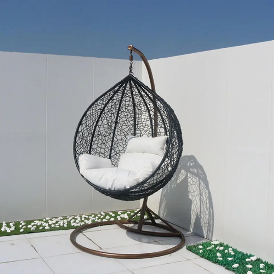 Silla Columpio Cuna Colgante Moderno Para Jardín Y Terraza 3