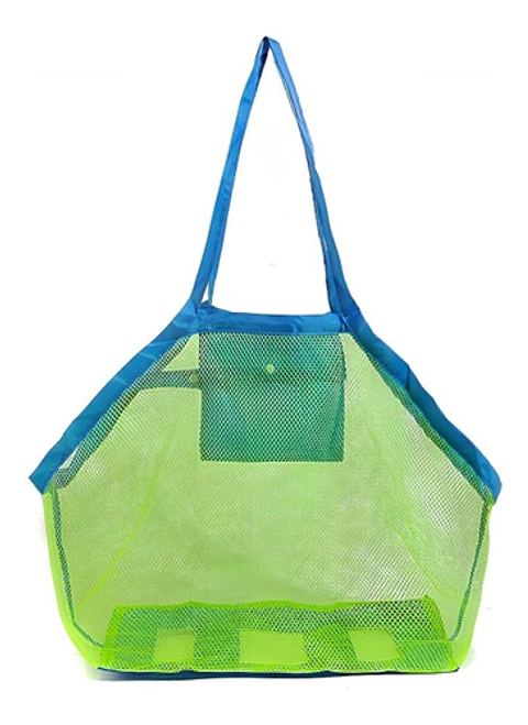Bolsa De Malla Portátil Unisex Almacenamiento Juguetes Playa