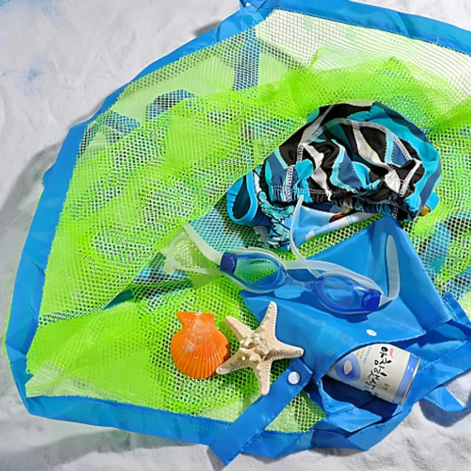 Bolsa De Malla Portátil Unisex Almacenamiento Juguetes Playa 5