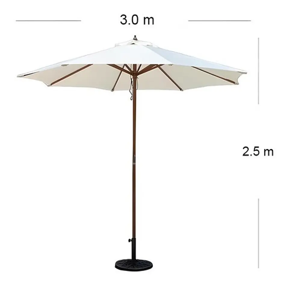Toldo Central Verano Quitasol Sombrilla Playa Terraza Jardín 18