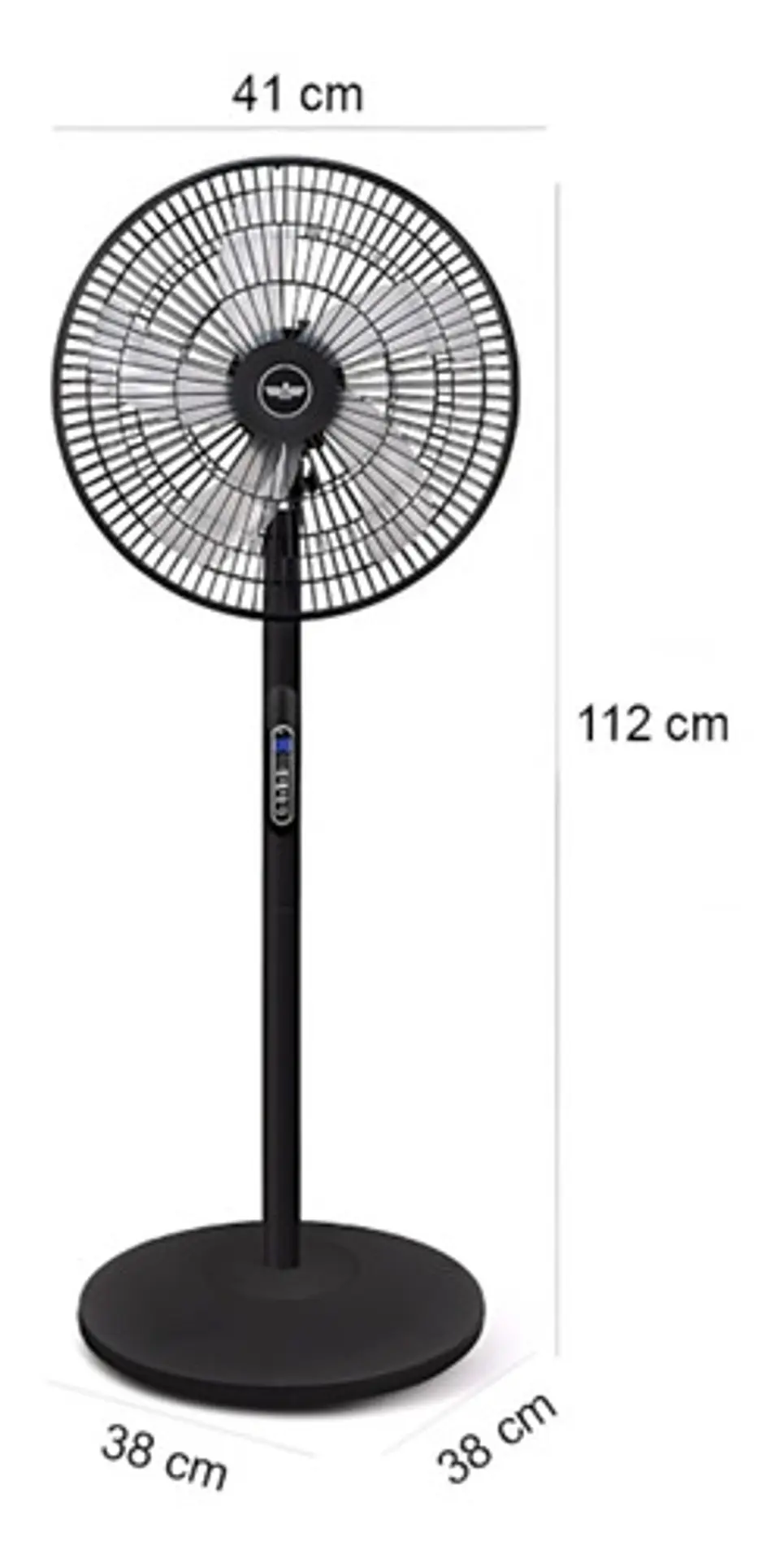 Ventilador De Pie Con Control Remoto 5 Aspas 220v 9