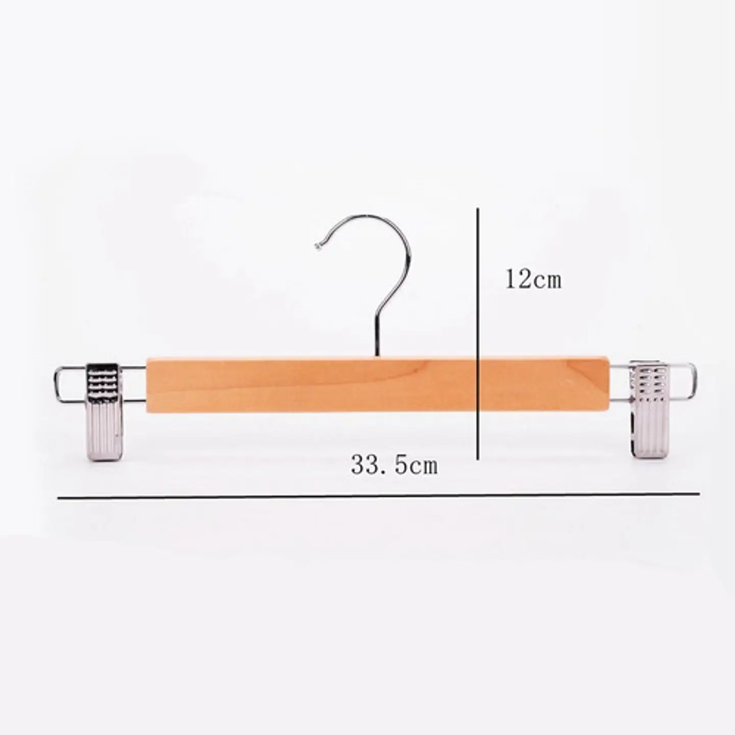 Pack 10 Colgador De Ropa De Madera Pinzas Gancho Ajustables 5