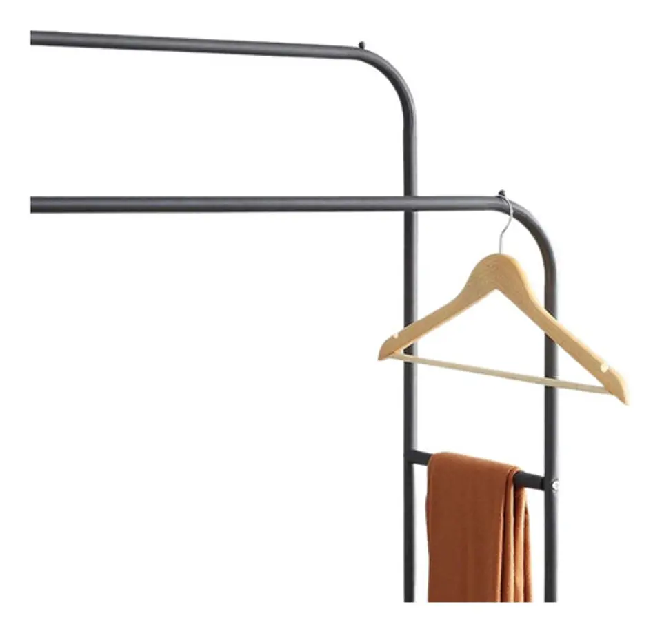 Perchero Organizador Estante De Ropa Multiuso De Metal 3