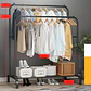 Perchero Organizador Estante De Ropa Multiuso De Metal - Miniatura 6