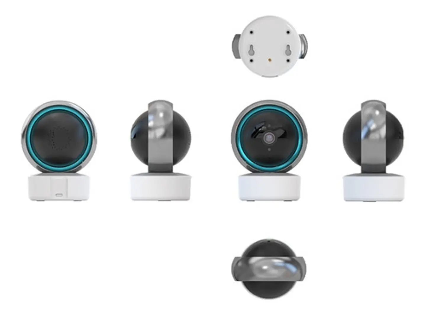 Cámara Seguridad 360° De Alta Calidad 1080p Visión Nocturna 3