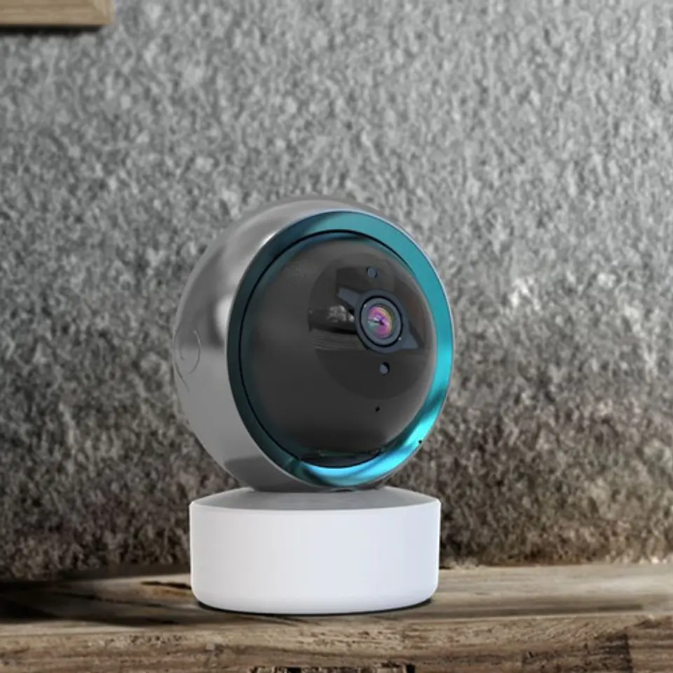 Cámara Seguridad 360° De Alta Calidad 1080p Visión Nocturna 4