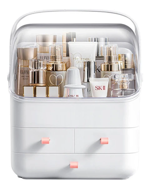 Caja Mostrador Portátil Organizador De Maquillaje Multiuso 