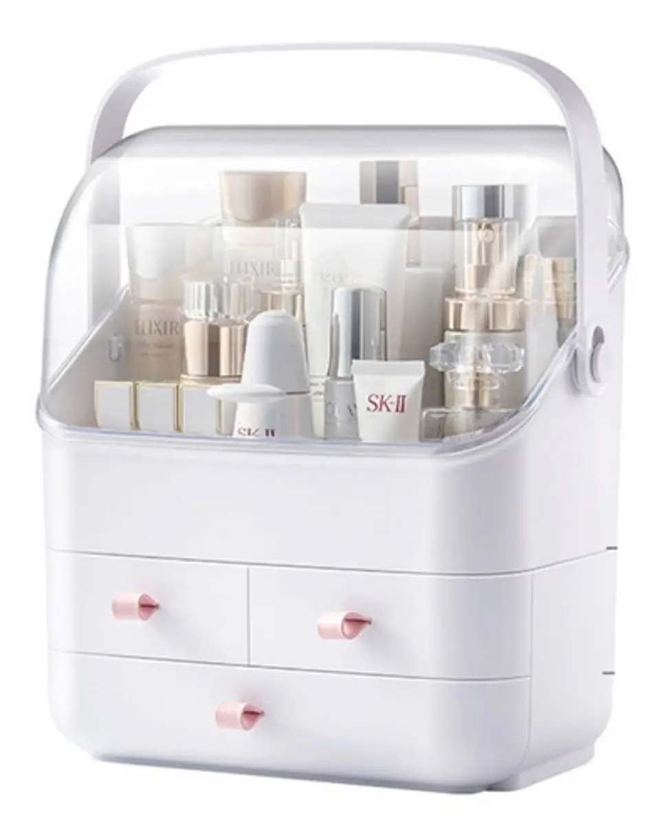 Caja Mostrador Portátil Organizador De Maquillaje Multiuso  2