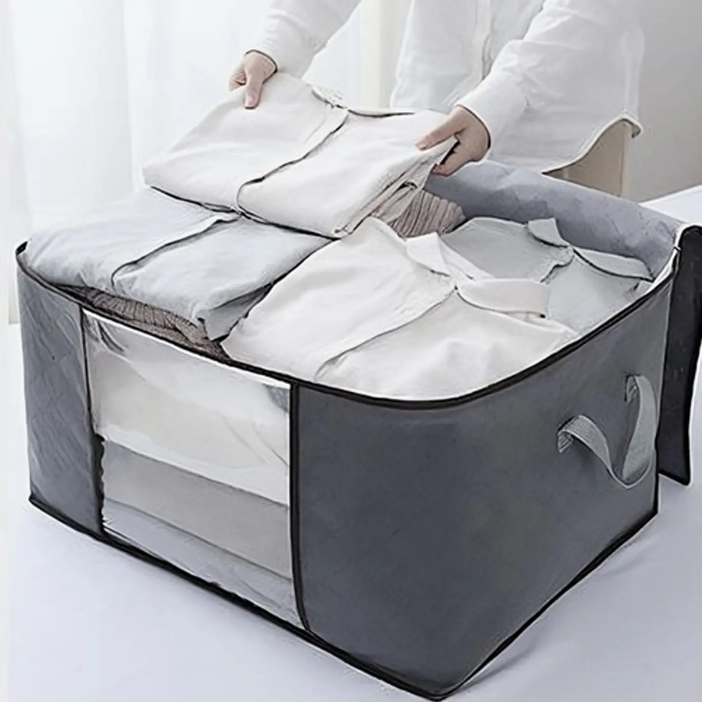 Cesta Guarda Ropa Bolso De Gran Capacidad De Edredón 2