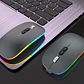 Mouse Delgado Escritorio Bluetooh Inalámbrico Led 1600 Dpi - Miniatura 12