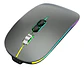 Mouse Delgado Escritorio Bluetooh Inalámbrico Led 1600 Dpi - Miniatura 15