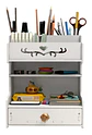 Organizador De Escritorio Almacenamiento Con Repisa Cajones - Miniatura 1