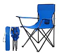 Silla De Camping Playa Plegable Con Posavasos Y Reposabrazos - Miniatura 2