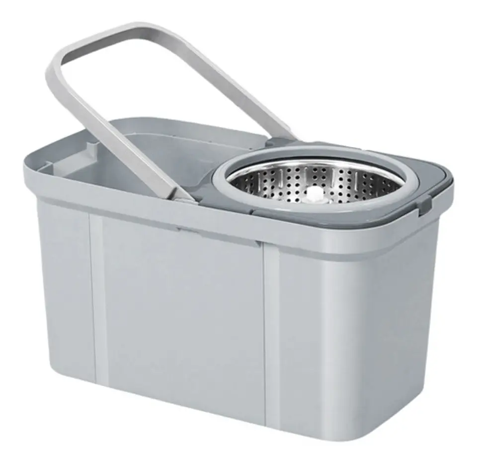 Lampazo Mopa Fregona Cubo Trapeador De Pisos Giratoria 360° 2