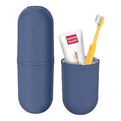 6 piezas de cepillo de dientes de viaje mini kit de cepillo de dientes  plegable viene con una caja de cepillos de dientes para viajes, camping