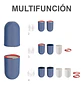 Envase Contenedor Articulos Personales Portátil Almacenador - Miniatura 20