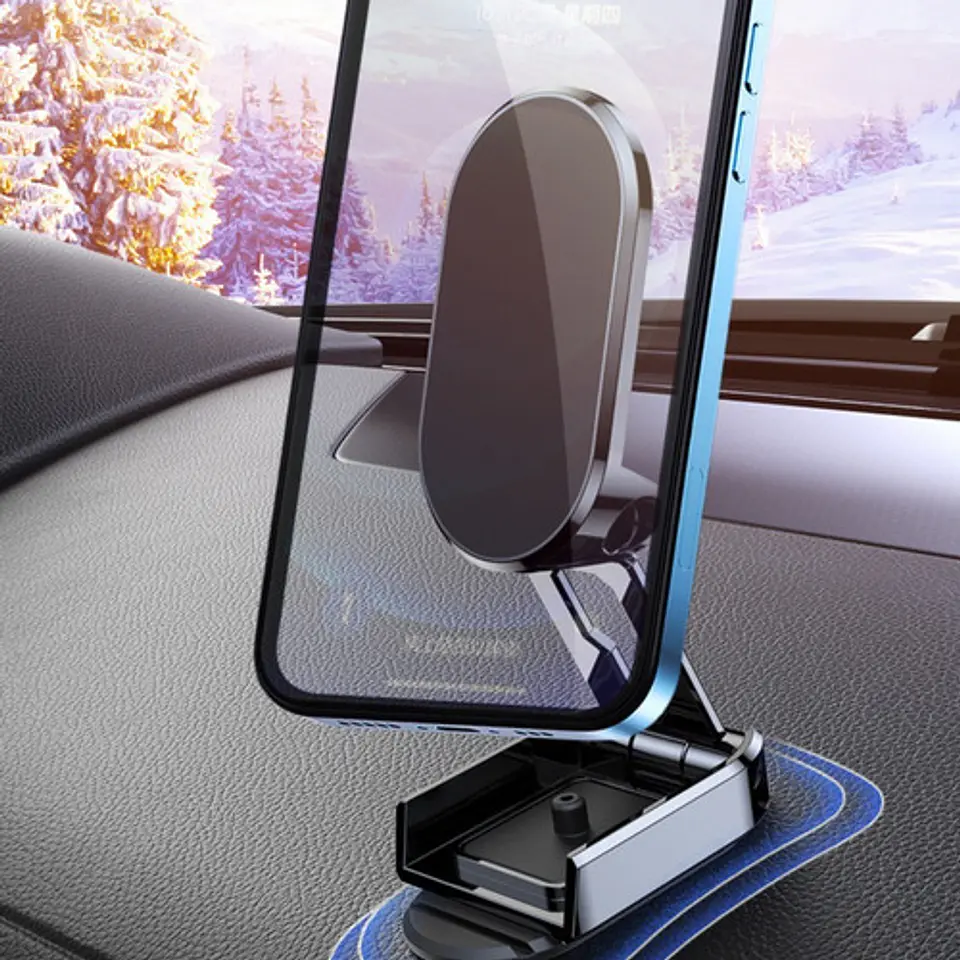 Soporte Porta Celular Magnético 360° Auto Universal Plegable 7