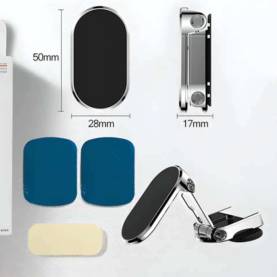 Soporte Porta Celular Magnético 360° Auto Universal Plegable 8